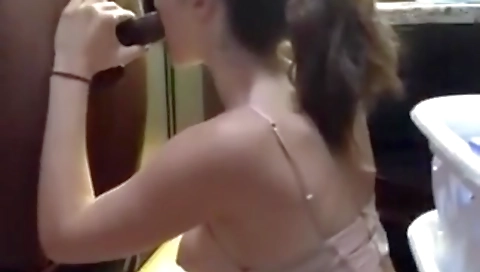 I'm with you for getting a great view in our interracial threesome