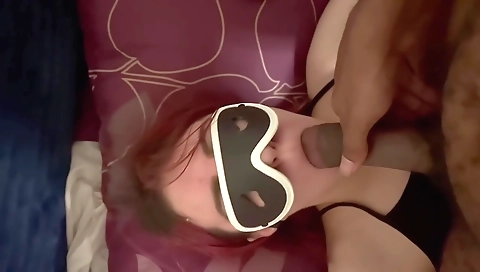 Interracial sex from a blonde girl in step fantasy porn