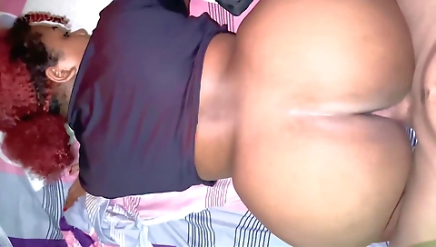 Milf with large tits is having sex with her boyfriend