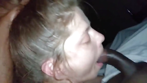 Buxom slut with small ass and tiny tits takes two dicks