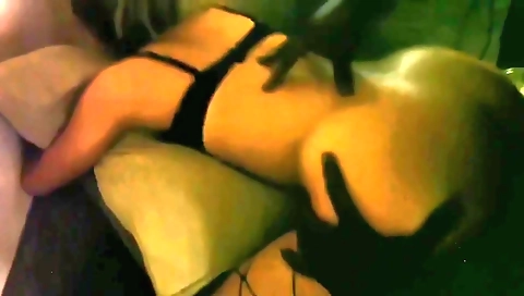 Amateur brunette gets a black dick inside her mouth and lips