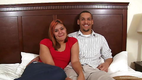 Horny ebony chick with a tattooed face gets a blowjob