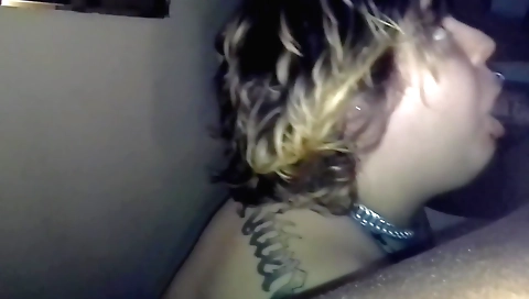 Horny blonde milf gets you off on a deepthroat vid