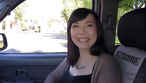 amateur interracial blowjob with a nice face and mouth