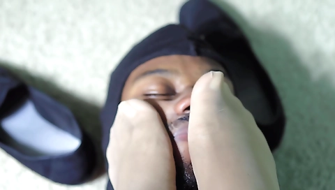 Cute blonde has foot fetish and gets screwed by a guy