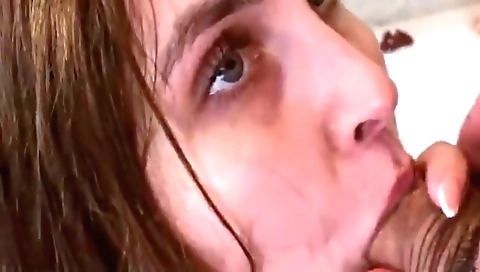 I Was Sucking My Friends Cock And He Poured Milk On My Hair