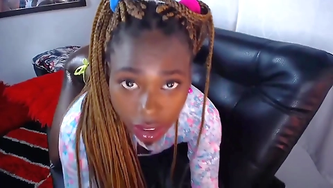 Horny black ebony ass fucked hard in the anal hole