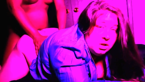 Brunette girl with huge boobs gets licked by her boyfriend