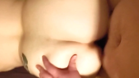 My pornstar girl has a nice ass in this interracial porn video