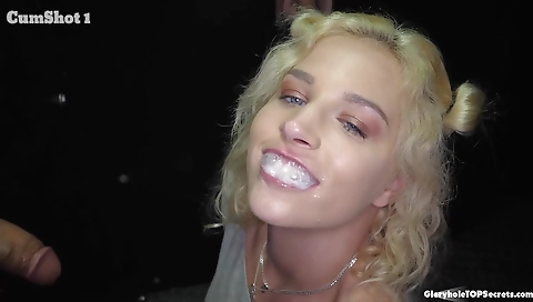 Stunning pornstar in fantastic gangbanging action clip